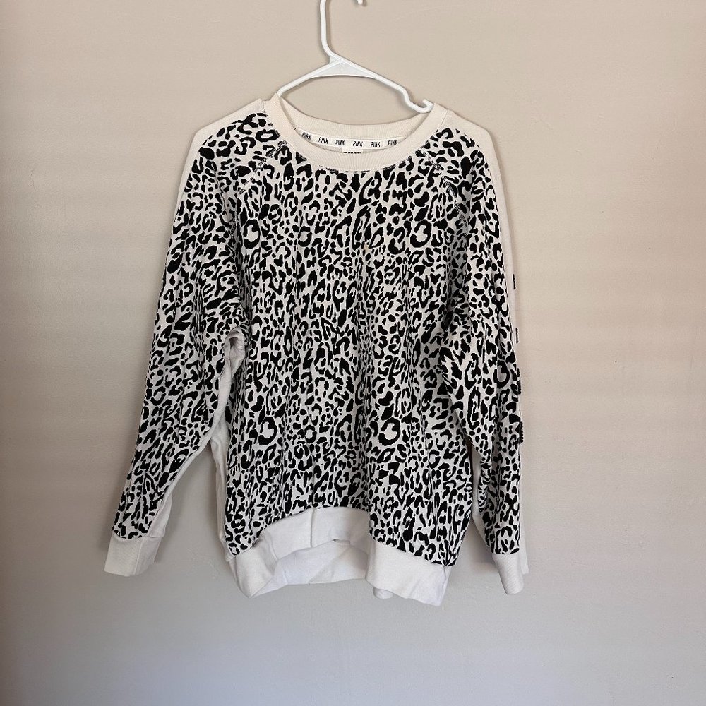 Vintage Pink by Victorias Secret Leopard Sweatshirt